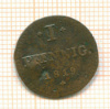 Пфенниг. Германия 1819г