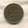 2 1/2 сантима. Люксембург 1901г