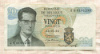20 франков. Бельгия 1964г