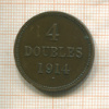 4 дубля. Гернси 1914г