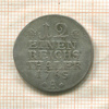 1/12 талера. Пруссия 1765г