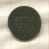 1 пфеннинг. Бавария 1766г