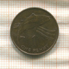 1 пенни. Остров Св. Елены и острова Вознесения. F.A.O. 1984г