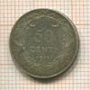 50 сантимов. Бельгия 1911г