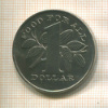 1 доллар. Тринидад и Тобаго. F.A.O. 1979г