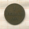 1 геллер. Франкфурт 1851г