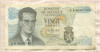 20 франков. Бельгия 1964г