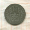 2 шиллинга. Гамбург 1762г