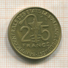 25 франков. Центральная Африка 1975г