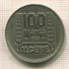 100 франков. Алжир 1952г
