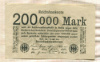 200000 марок. Германия 1923г
