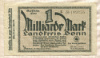 1000000000 марок. Германия 1923г