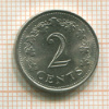 2 цента. Мальта 1976г