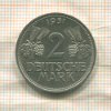 2 марки. Германия 1951г