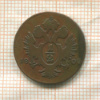 1/2 крейцера. Австрия 1800г
