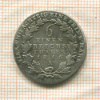 1/6 талера. Пруссия 1816г