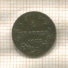 1 крейцер. Франкфурт 1855г