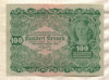 100 крон. Австро-Венгрия 1922г