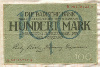100 марок. Германия 1918г