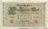 1000 марок. Германия 1910г
