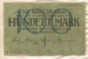 100 марок. Германия 1918г
