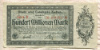 100000000 марок. Германия 1923г
