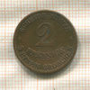 2 пфеннига. Саксен-Кобург-Гота 1856г