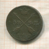1 эре. Швеция 1750г