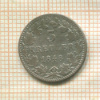 3 крейцера. Бавария 1848г