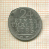 1/24 талера. Гессен-Дармштадт 1785г