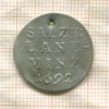 4 крейцера. Зальцбург 1692г