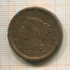 1 цент. США 1854г