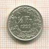 1/2 франка. Швейцария 1929г