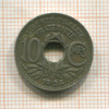 10 сантимов. Франция 1924г