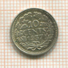 10 центов. Нидерланды 1937г