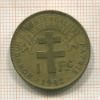 1 франк. Французская Экваториальная Африка 1942г
