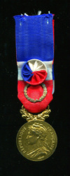 Золотая Почетная Медаль Министерства Труда. Франция
