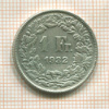 1 франк. Швейцария 1932г