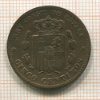 5 сентаво. Испания 1878г