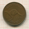 1 пенни. Австралия 1940г