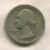 1/4 доллара. США 1939г