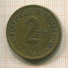 2 франка. Франция 1944г