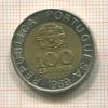 100 эскудо. Португалия 1989г