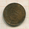 2 сантима. Испания 1870г