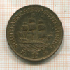 1 пенни. Южная Африка 1937г