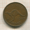 1 пенни. Австралия 1949г