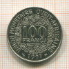 100 франков. Центральная Африка 1997г