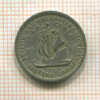 10 центов. Британские Карибы 1956г