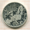 1 1/2 евро. Франция. ПРУФ 2004г