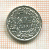 1/2 франка. Швейцария 1948г